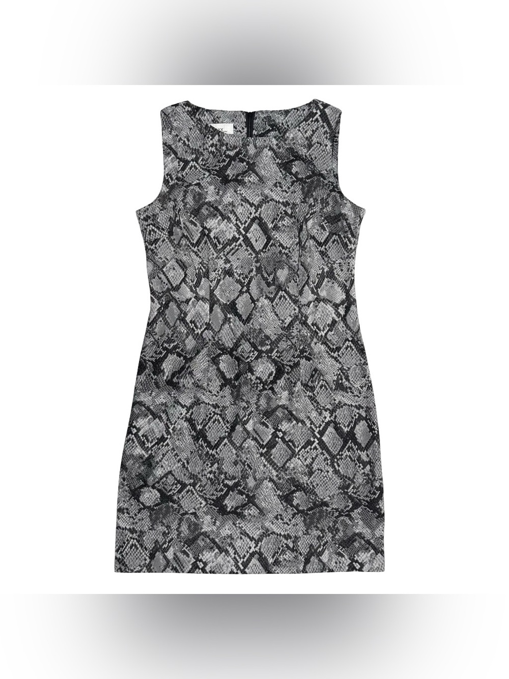 Alyx Limited Black White Snake Print Bodycon Dress Women's Size 10 Stretch Mini